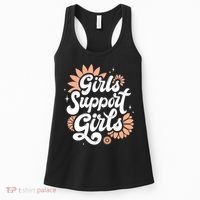 Girls Support Girls Women's Tank Top thumb 0