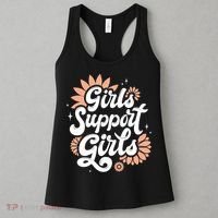 Girls Support Girls Women's Tank Top thumb 3