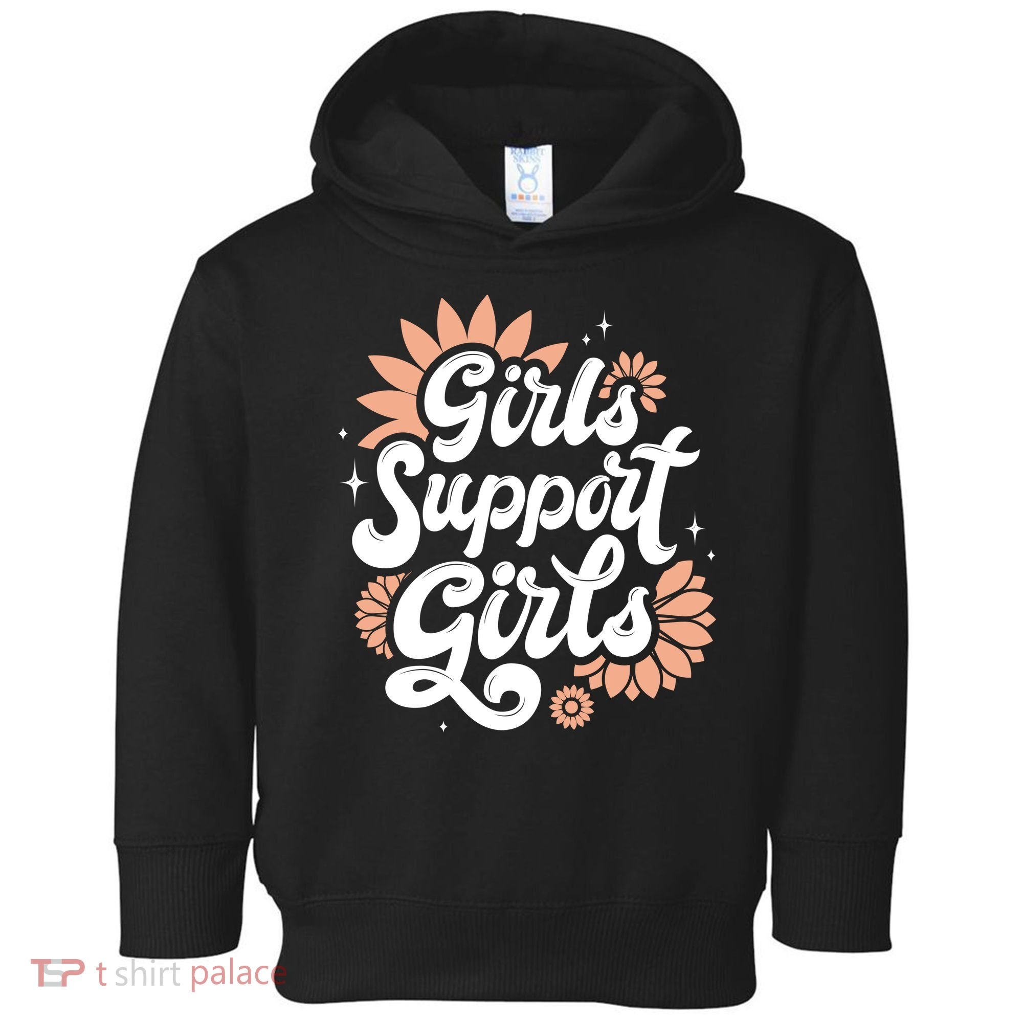 Girls Support Girls Toddler Hoodie