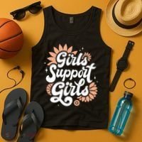 Girls Support Girls Tank Top thumb 4