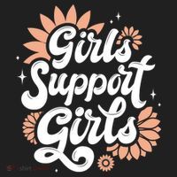 Girls Support Girls Golf Towel thumb 3
