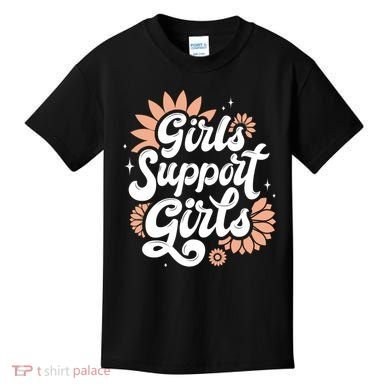 Girls Support Girls Kids T-Shirt