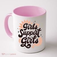 Girls Support Girls Coffee Mug thumb 0