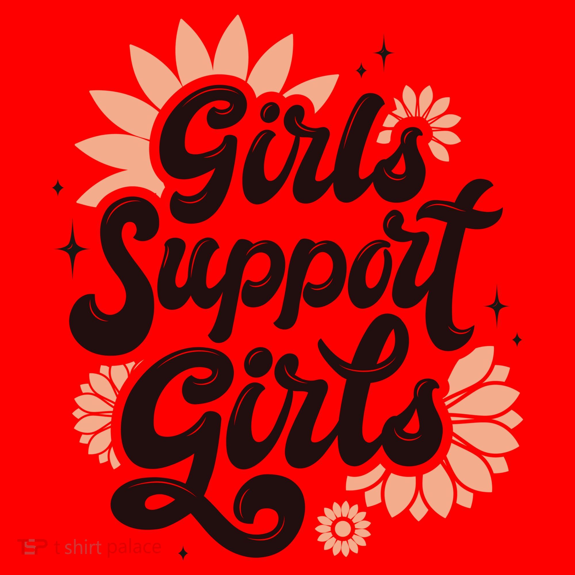 Girls Support Girls Santa Hat