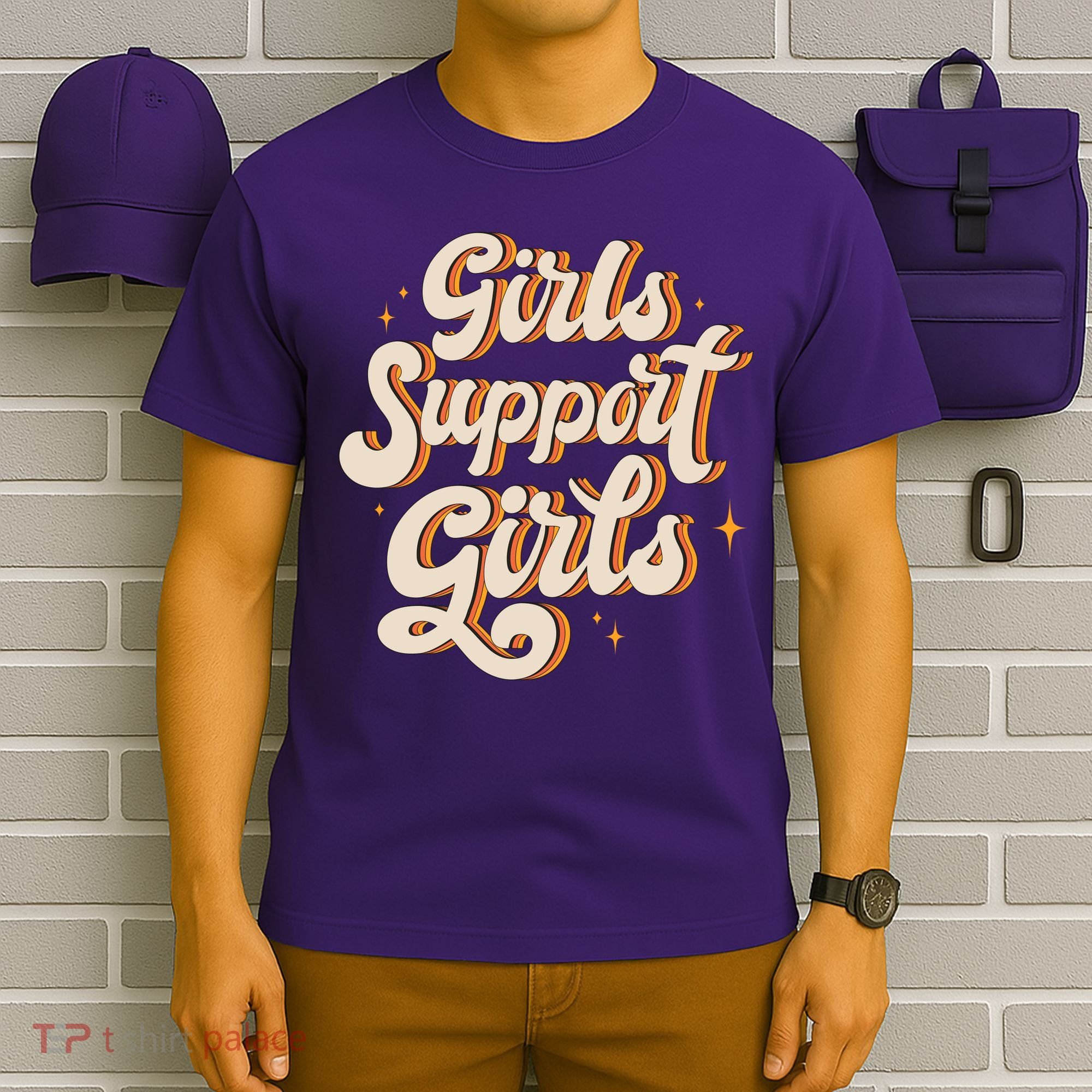 Girls Support Girls Vintage T-Shirt