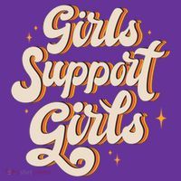 Girls Support Girls Vintage T-Shirt thumb 7