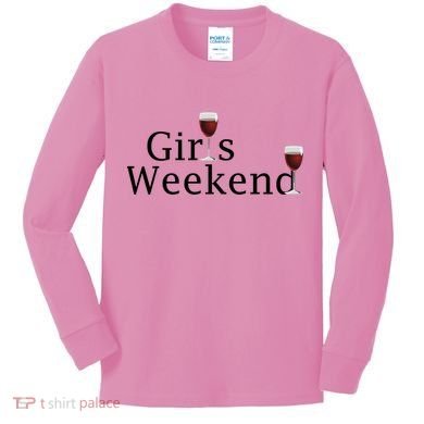 Girls Weekend Kids Long Sleeve Shirt