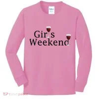 Girls Weekend Kids Long Sleeve Shirt thumb 0