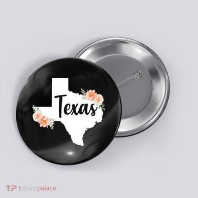Girly Texas  Button