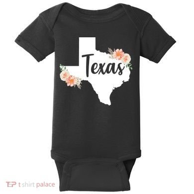 Girly Texas  Baby Bodysuit
