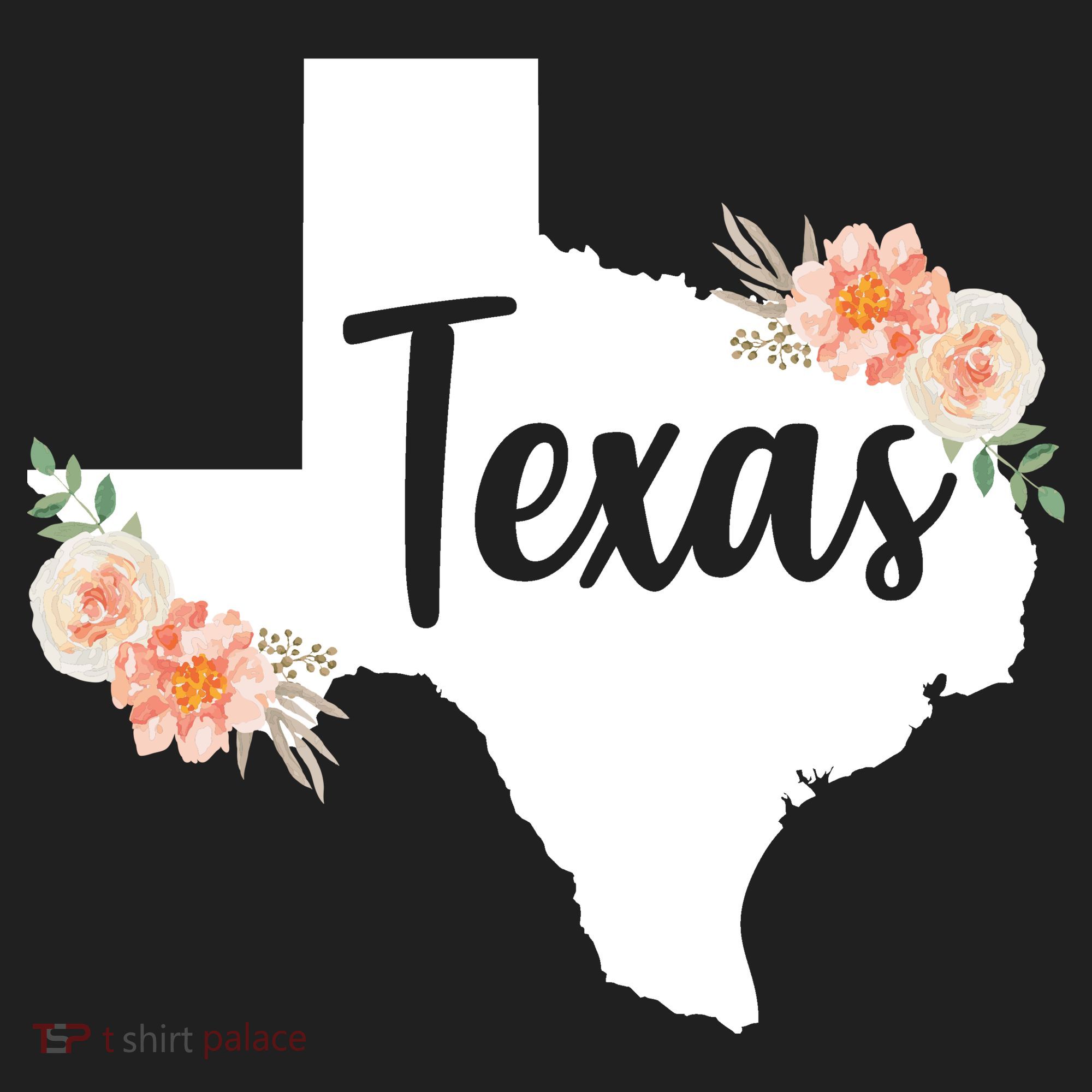 Girly Texas  Golf Towel