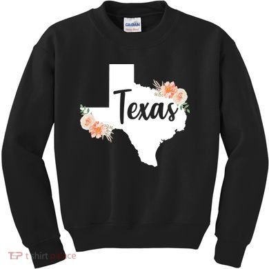 Girly Texas  Kids Sweatshirt