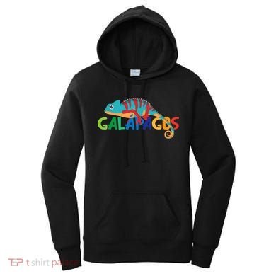 Galapagos Islands Summer Colorful Chameleon Exotic Animal Women's Hoodie