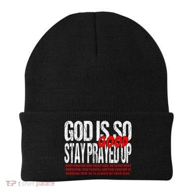 God Is So Good Stay Prayed Up Beanie