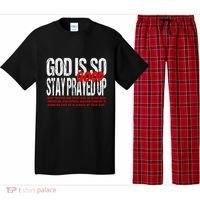 God Is So Good Stay Prayed Up Pajama Set thumb 0