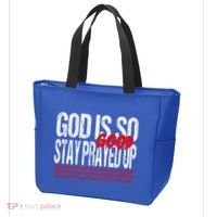 God Is So Good Stay Prayed Up Tote Bag thumb 3