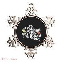 Groovy Im Savannah Doing Savannah Things Funny MotherS Day Ornament thumb 0