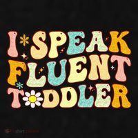 Groovy I Speak Fluent Funny Daycare Provider Teacher Ladies PosiCharge Tri-Blend Wicking Tank thumb 2
