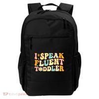Groovy I Speak Fluent Funny Daycare Provider Teacher Backpack thumb 0