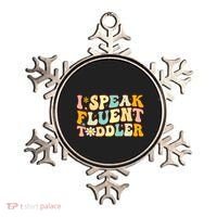 Groovy I Speak Fluent Funny Daycare Provider Teacher Ornament thumb 0