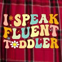 Groovy I Speak Fluent Funny Daycare Provider Teacher Women's Flannel Plaid Pajama Pants thumb 2