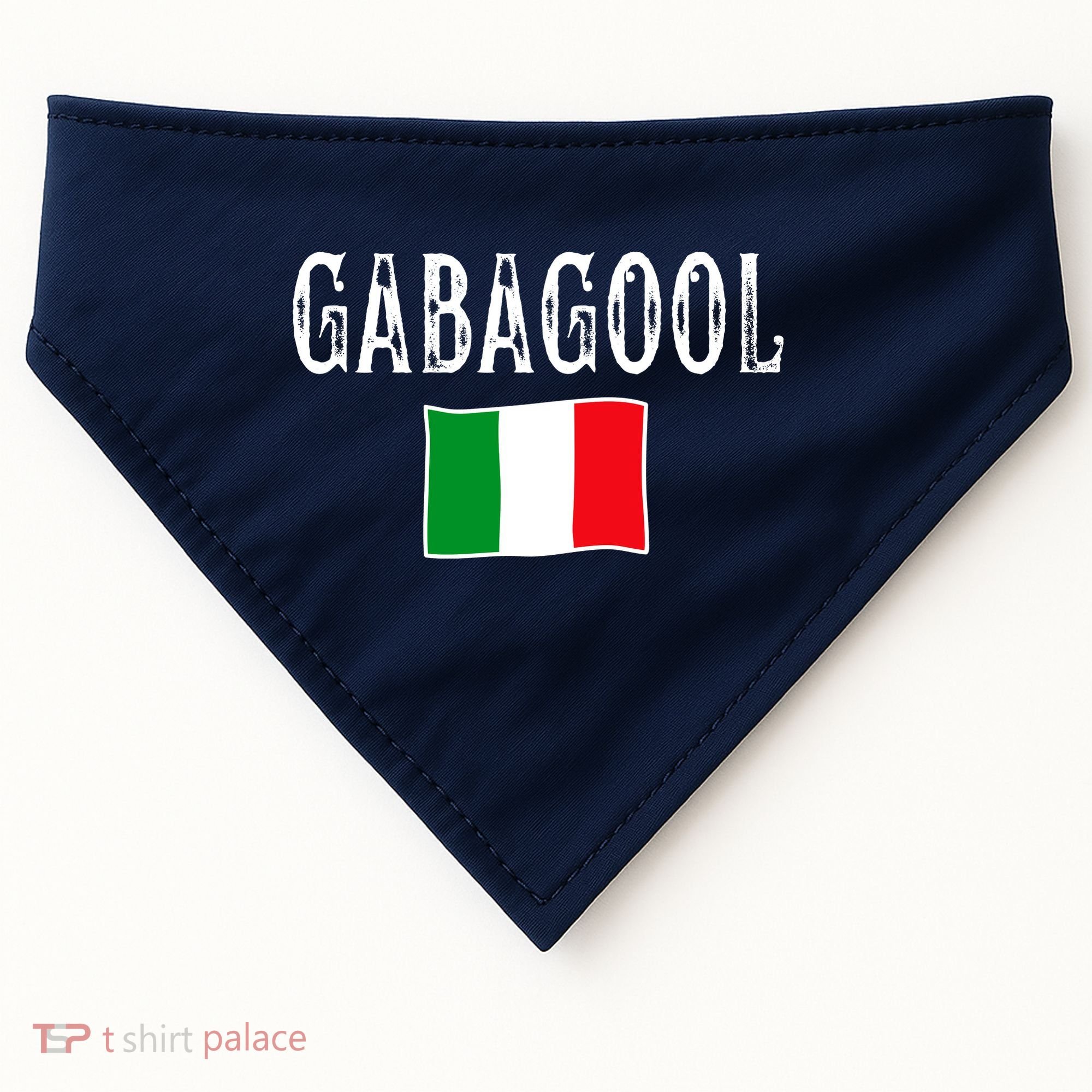 Gabagool Italian Slang Italian Saying USA-Made Doggie Bandana