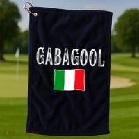 Gabagool Italian Slang Italian Saying Golf Towel thumb 1