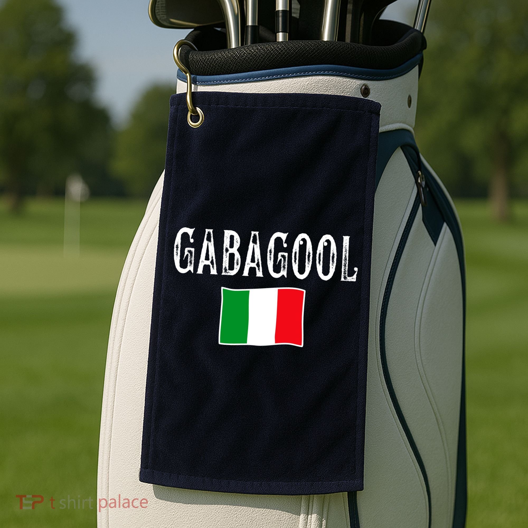 Gabagool Italian Slang Italian Saying Golf Towel