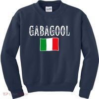 Gabagool Italian Slang Italian Saying Kids Sweatshirt thumb 0