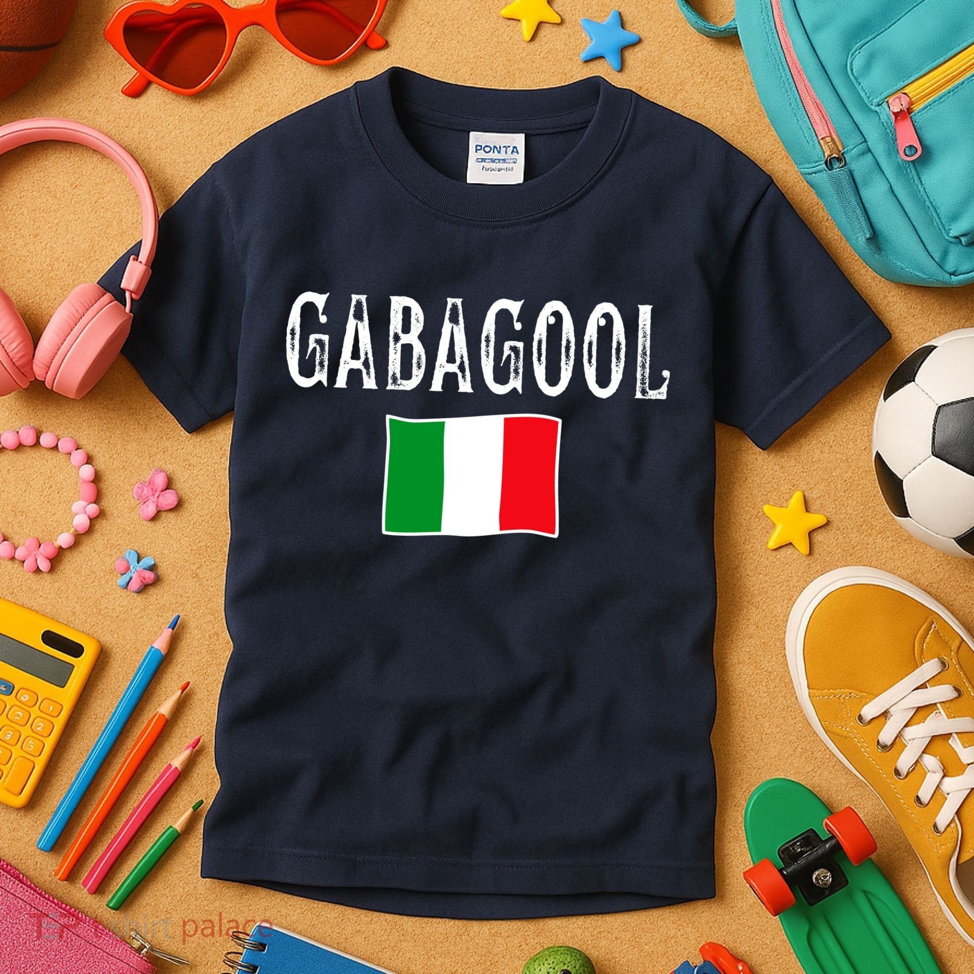 Gabagool Italian Slang Italian Saying Kids T-Shirt