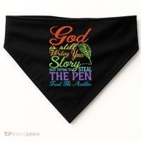 God Is Still Writing Your Story USA-Made Doggie Bandana thumb 0
