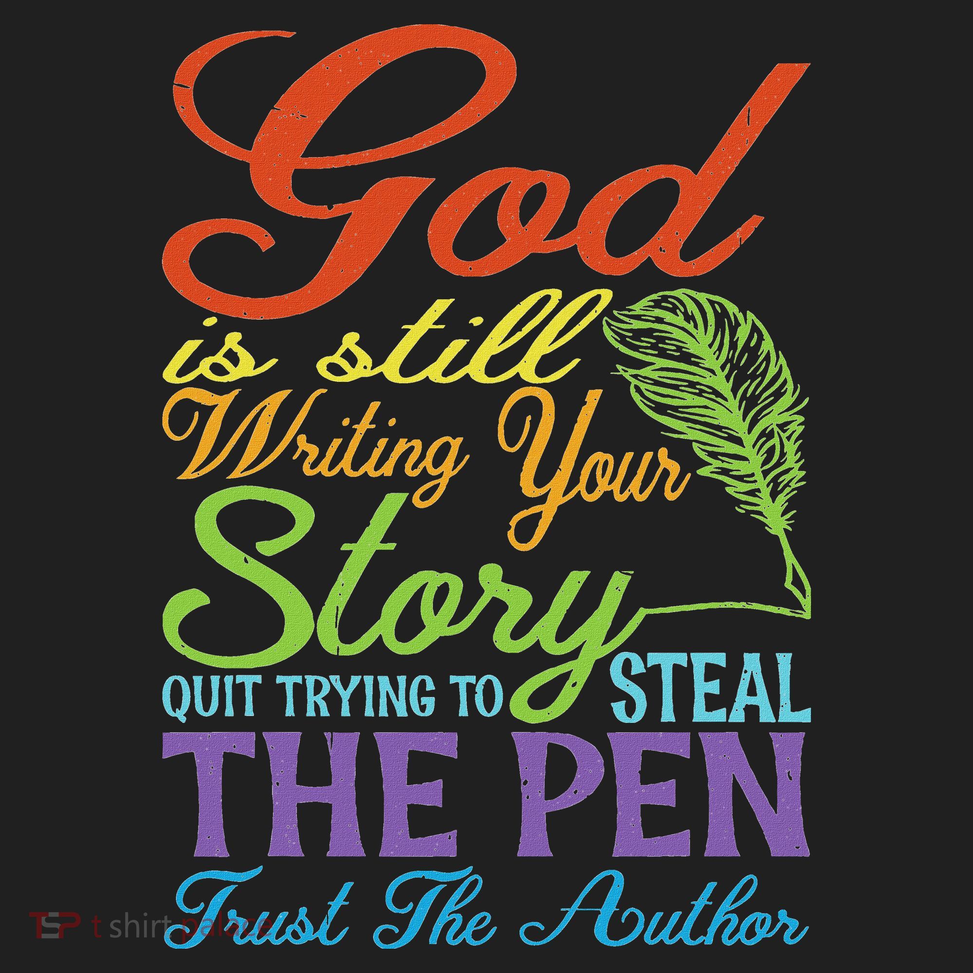 God Is Still Writing Your Story Golf Towel
