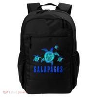 Galapagos Islands Sea Turtle Tribal Pattern Scuba Diving Backpack thumb 0