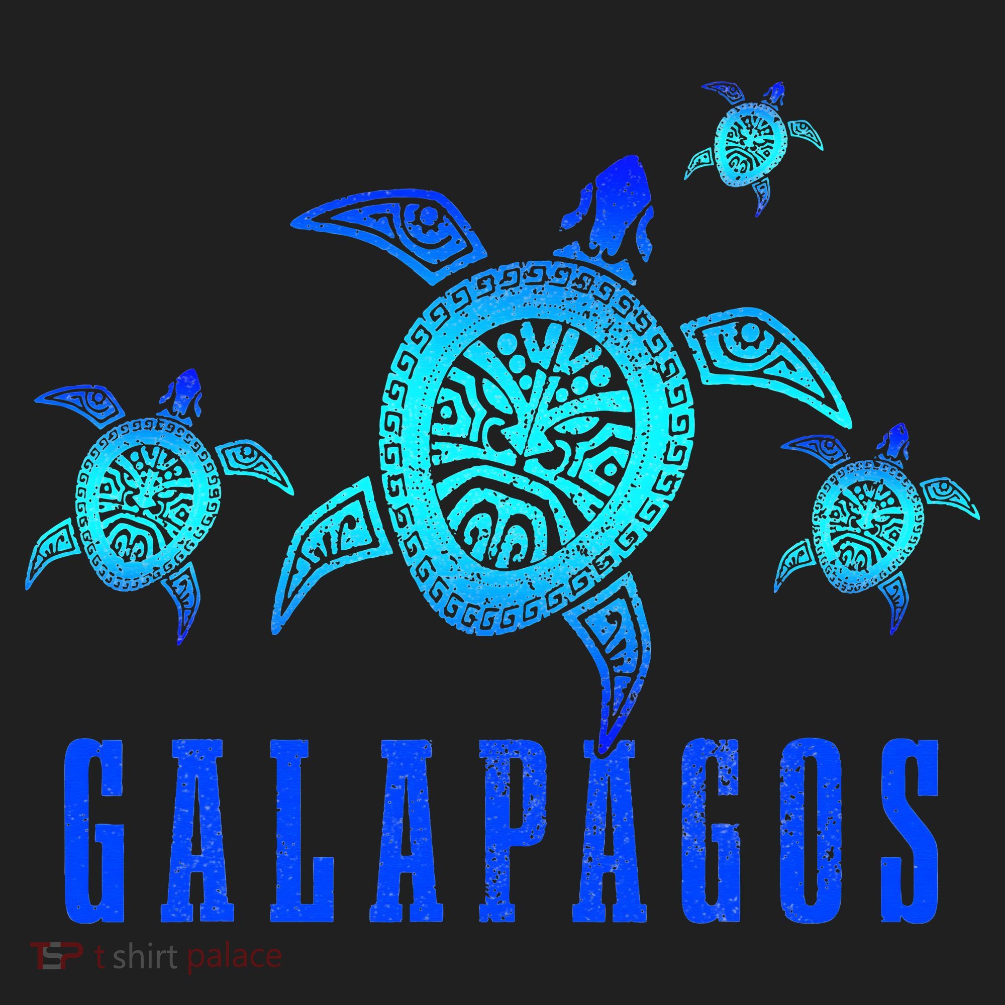 Galapagos Islands Sea Turtle Tribal Pattern Scuba Diving Beanie