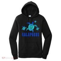 Galapagos Islands Sea Turtle Tribal Pattern Scuba Diving Women's Hoodie thumb 0