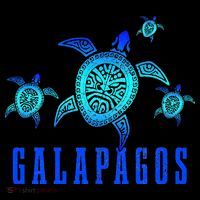 Galapagos Islands Sea Turtle Tribal Pattern Scuba Diving Women's Hoodie thumb 2