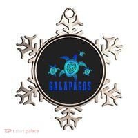 Galapagos Islands Sea Turtle Tribal Pattern Scuba Diving Ornament thumb 0