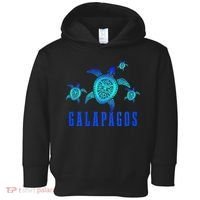 Galapagos Islands Sea Turtle Tribal Pattern Scuba Diving Toddler Hoodie thumb 0