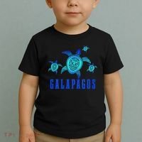 Galapagos Islands Sea Turtle Tribal Pattern Scuba Diving Toddler T-Shirt thumb 2