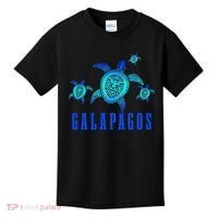 Galapagos Islands Sea Turtle Tribal Pattern Scuba Diving Kids T-Shirt thumb 0