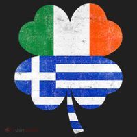 Greek Irish Shamrock Greece Ireland Flag St. Patrick's Day Tumbler thumb 3