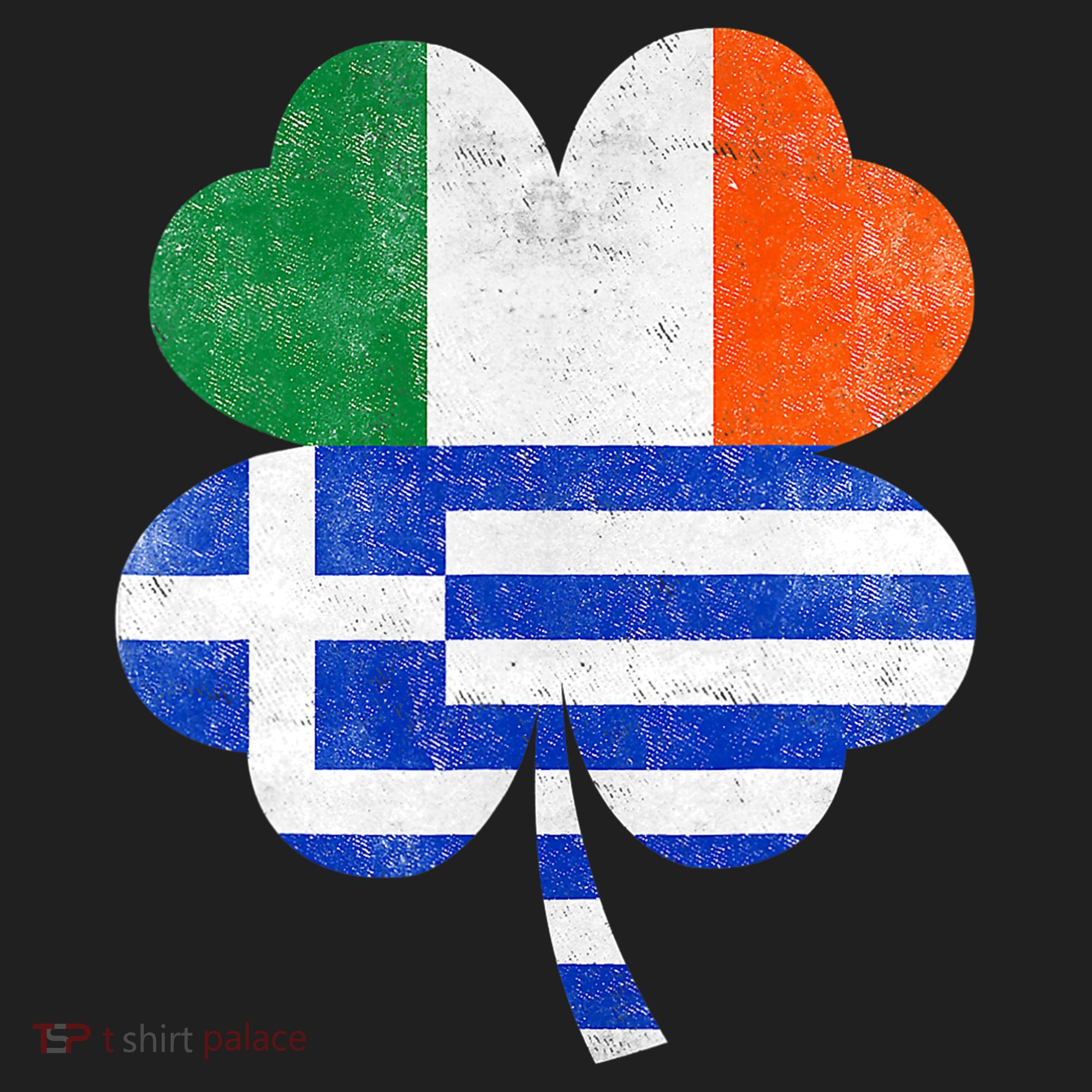 Greek Irish Shamrock Greece Ireland Flag St. Patrick's Day Tumbler