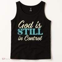 God Is Still In Control Jesus Faith Christian Women Tank Top thumb 2