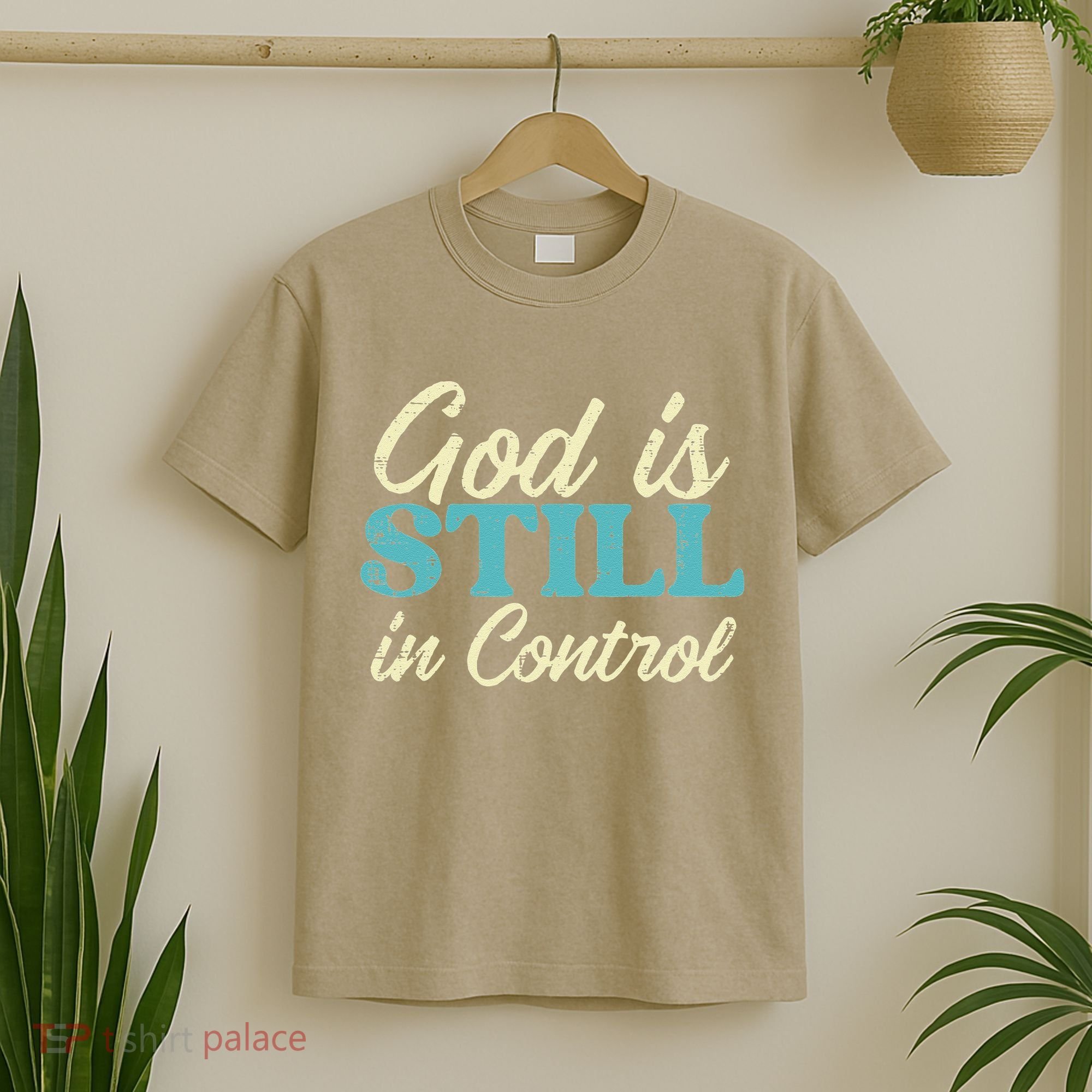 God Is Still In Control Jesus Faith Christian Women T-Shirt