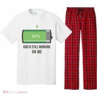 God Is Still Working On Me Battery Loading Pajama Set thumb 0