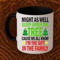 Gift In The Family Funny Christmas Holiday Coffee Mug thumb 2