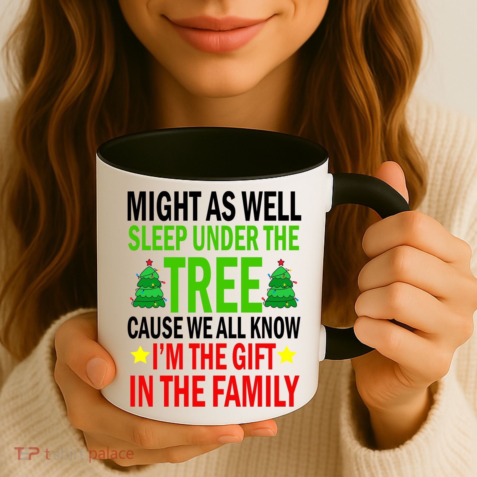 Gift In The Family Funny Christmas Holiday Coffee Mug