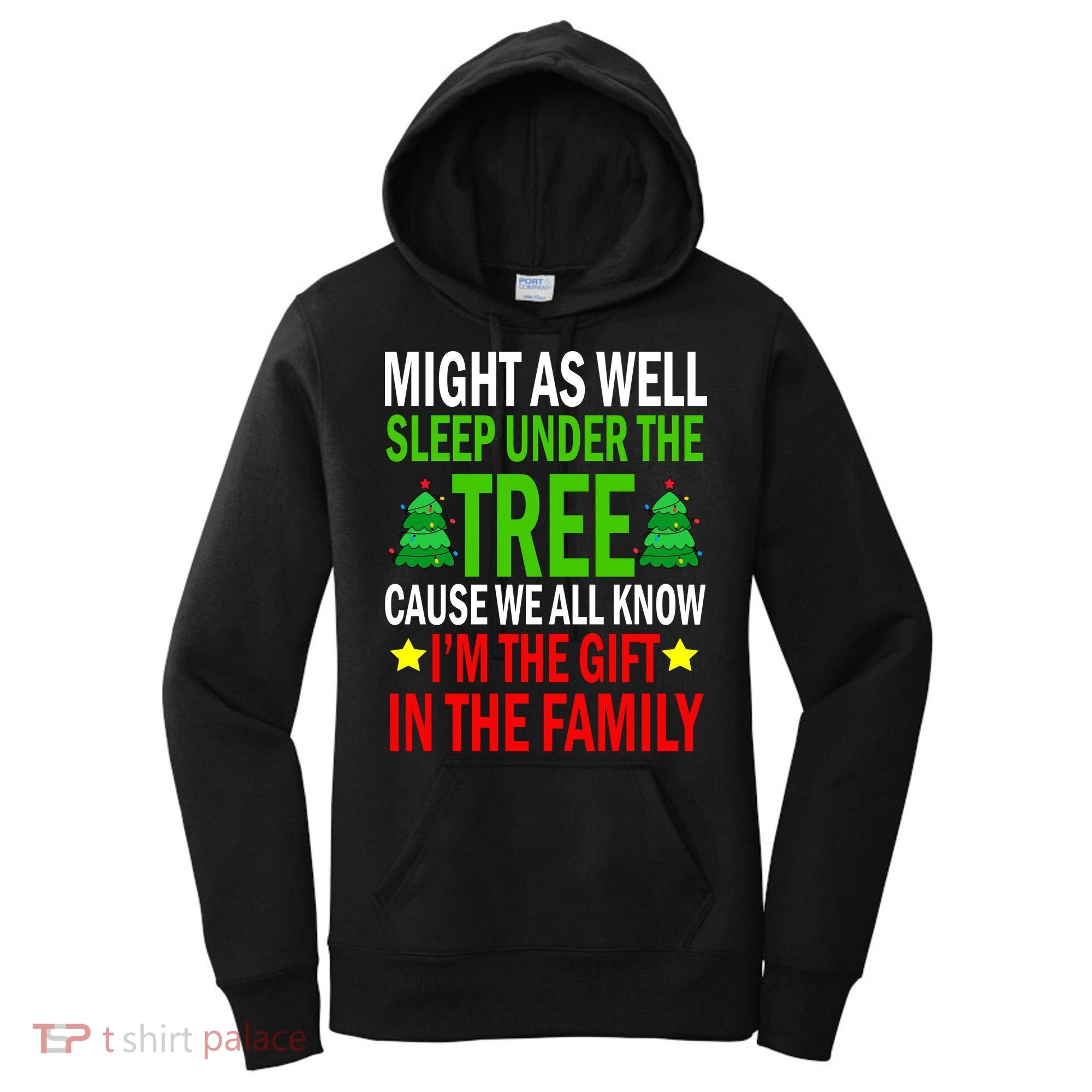 Gift In The Family Funny Christmas Holiday Women's Hoodie