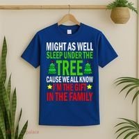 Gift In The Family Funny Christmas Holiday T-Shirt thumb 2