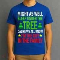 Gift In The Family Funny Christmas Holiday T-Shirt thumb 3